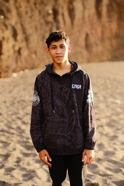 Black Tribal Wind Breaker