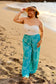 Teal Iwa Palazzo Pants