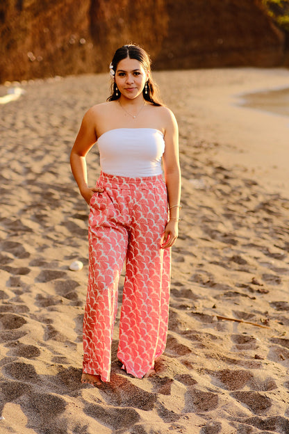 Pink Iwa Palazzo Pants