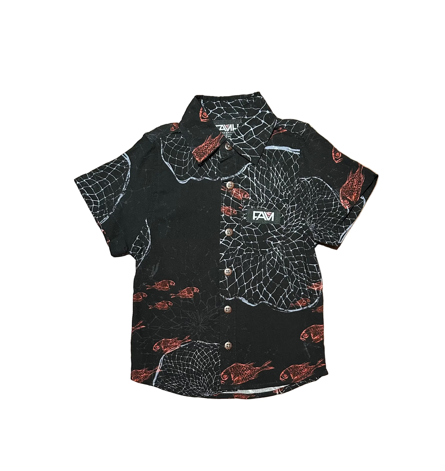 Youth Eleele Upena Aloha Shirt