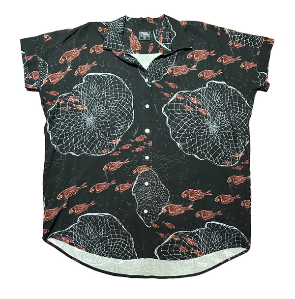 'Upena 'Ele'ele Oversized Blouse