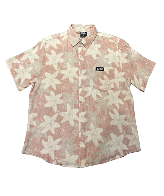 Blush Lillies Aloha Shirt