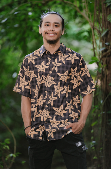 Gold Crown Palaka Aloha Shirt