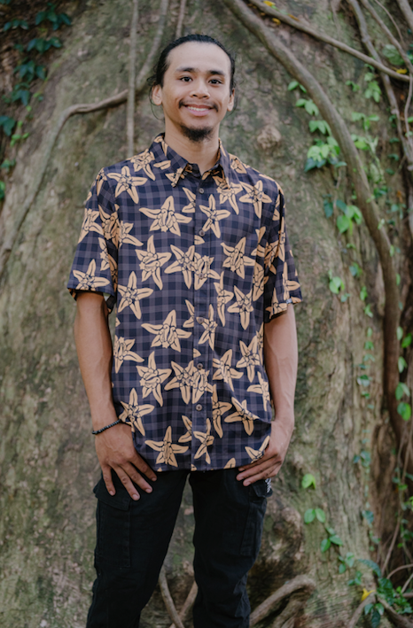 Gold Crown Palaka Aloha Shirt