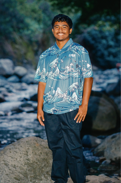 Great Wave Polo Shirts