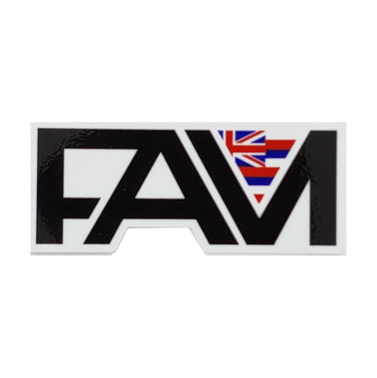 FAM Flag 1.5” Sticker