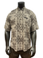 Gray Quilt Palaka Aloha Shirt