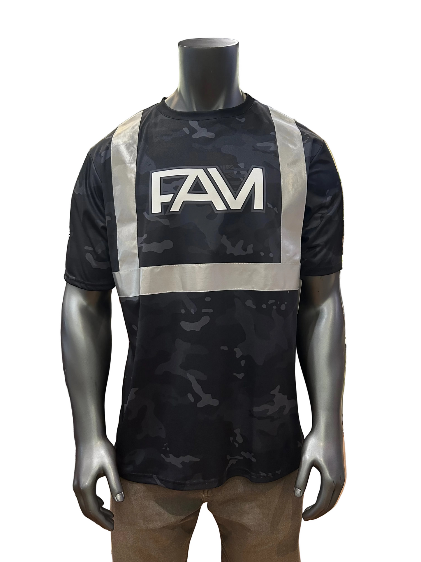Black Camo Reflective HI VIZ Short Sleeve Series 4