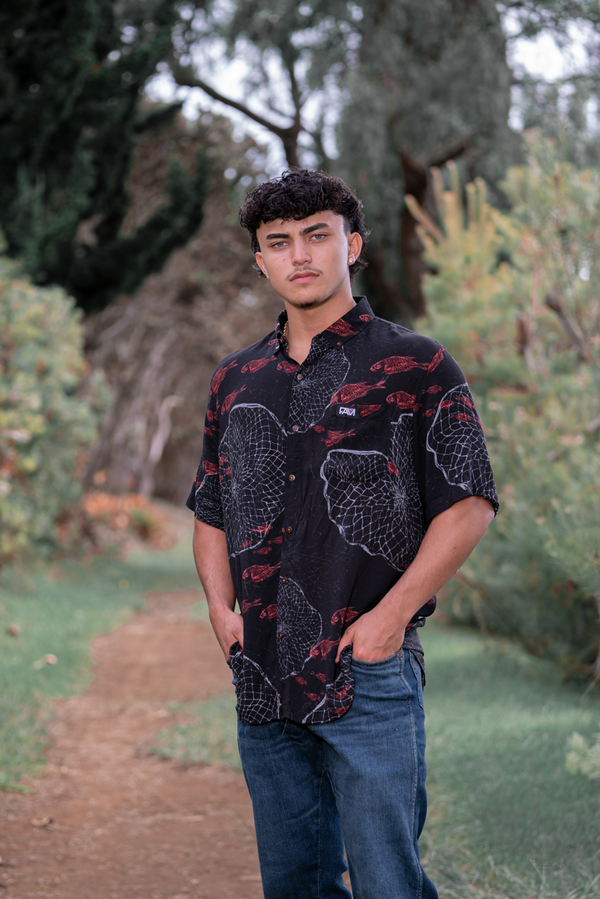 Ele’Ele Upena Aloha Shirt