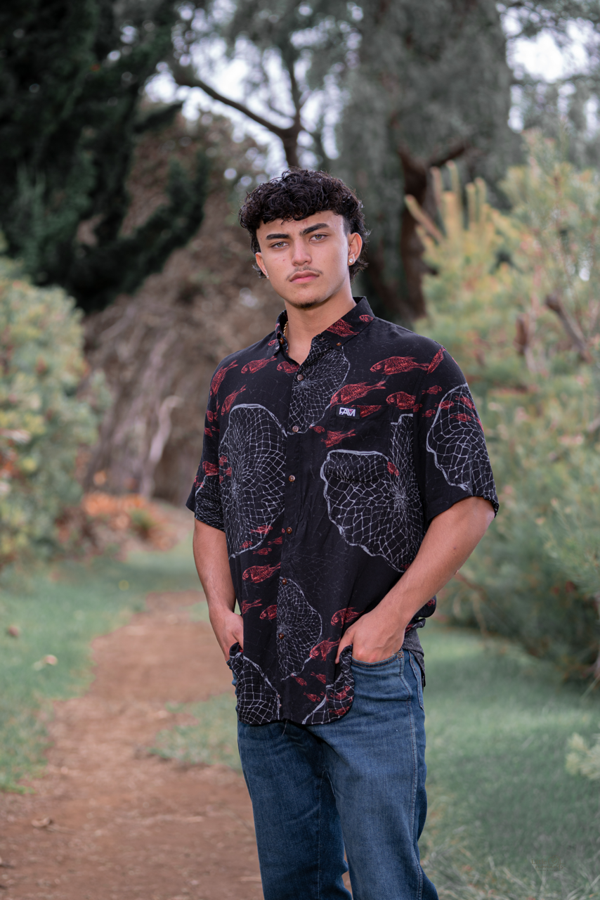 Ele’Ele Upena Aloha Shirt