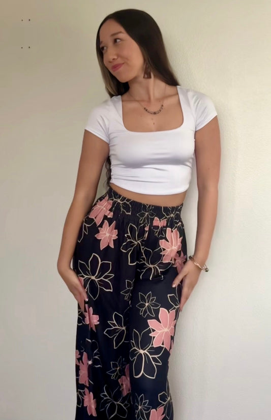 Pink Blossom Palazzo