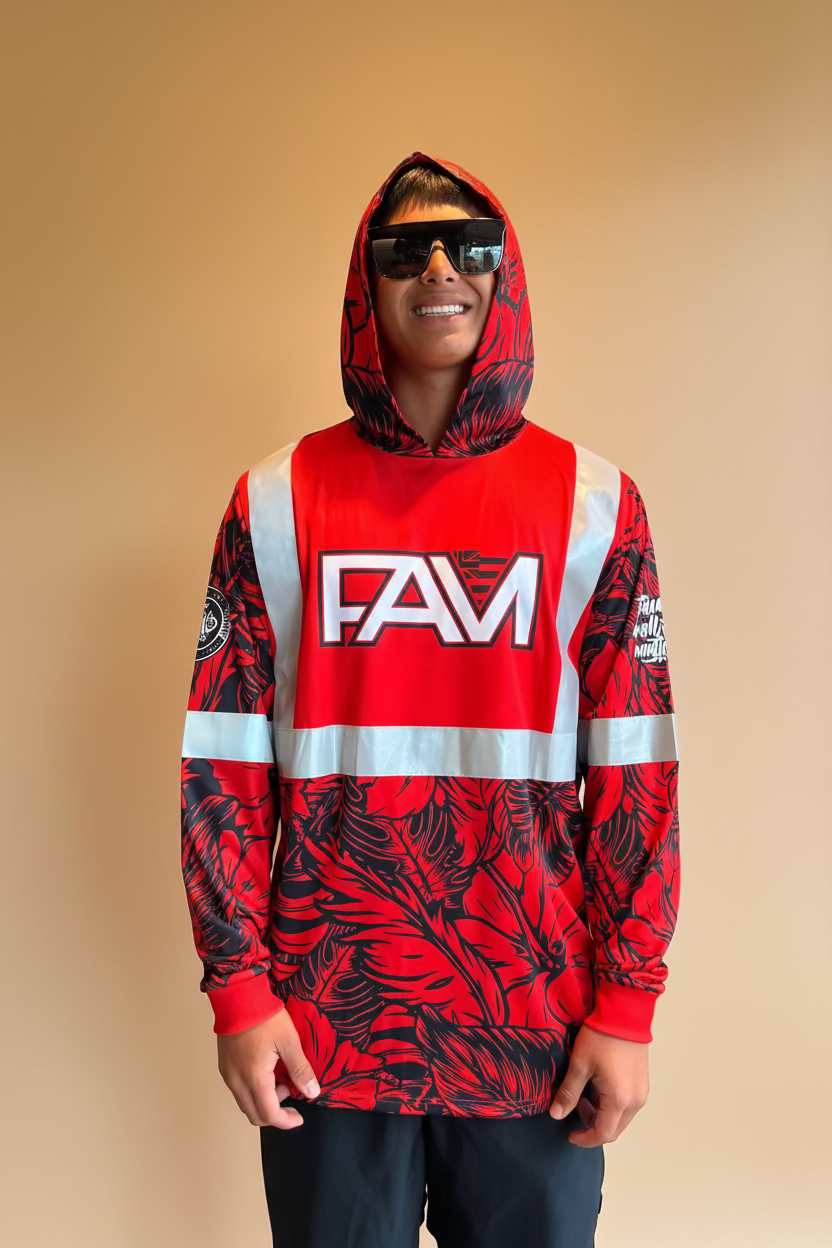 Red Tropics Hoodie RHV