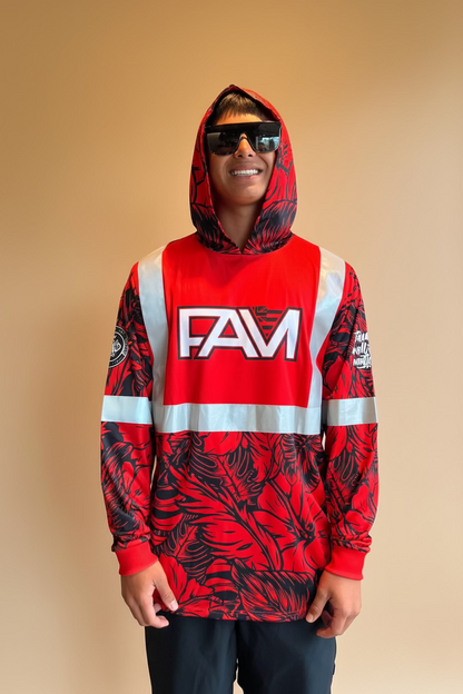 Red Tropics Hoodie RHV
