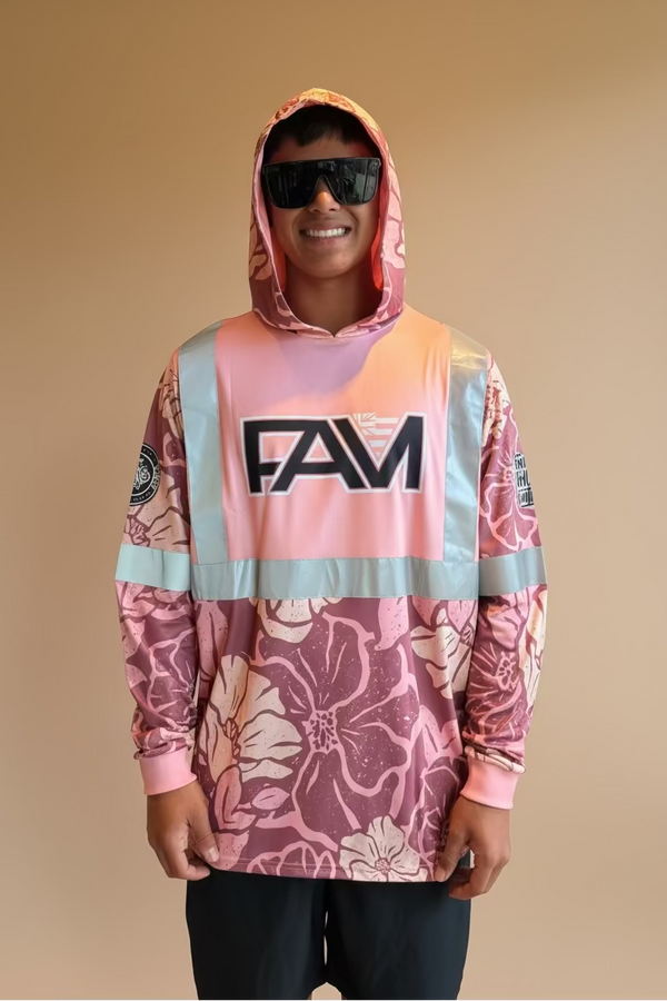 Retro Pink Ma'o Hoodie RHV