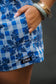 Blue Palaka Quilt Shorts