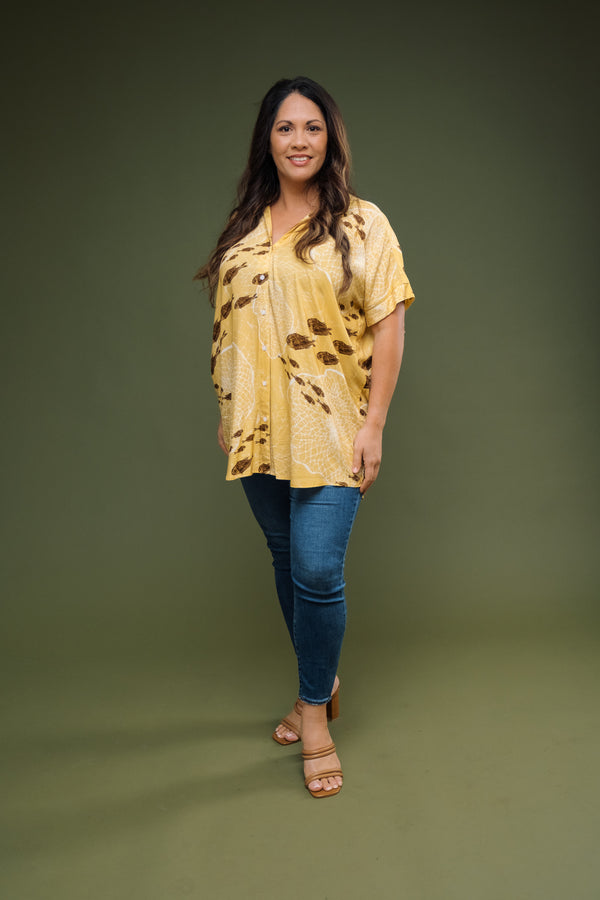 Upena Melemele Oversized Blouse