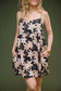 Midnight Lilies Babydoll Dress