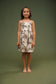 Youth Olive Lilies Babydoll Dress