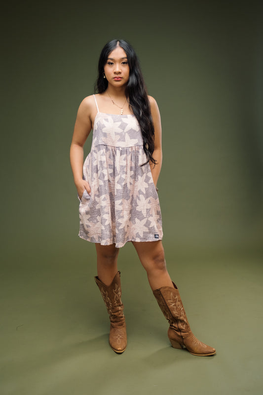 Periwinkle Lilies Babydoll Dress