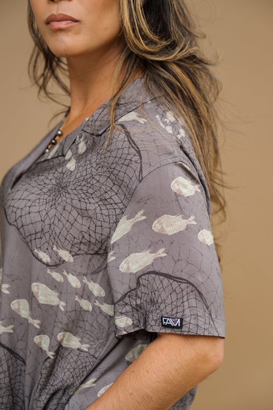 Upena Ahinahina Dress Shirt