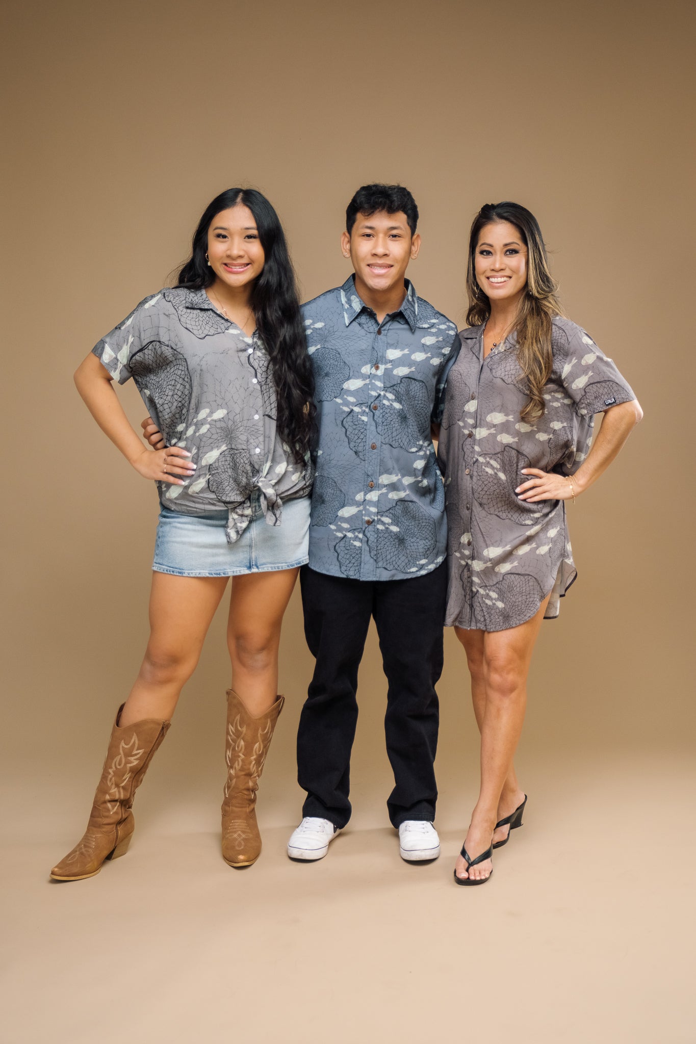 Upena Ahinahina Aloha Shirts
