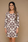 Brown Ulu Quilt Dress