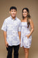 Lavender Palaka Quilt Mini Dress