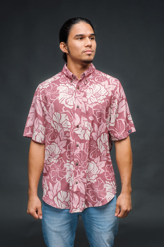 Retro Rusty Ma'o Aloha Shirt