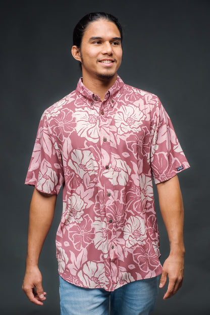 Retro Rusty Ma'o Aloha Shirt