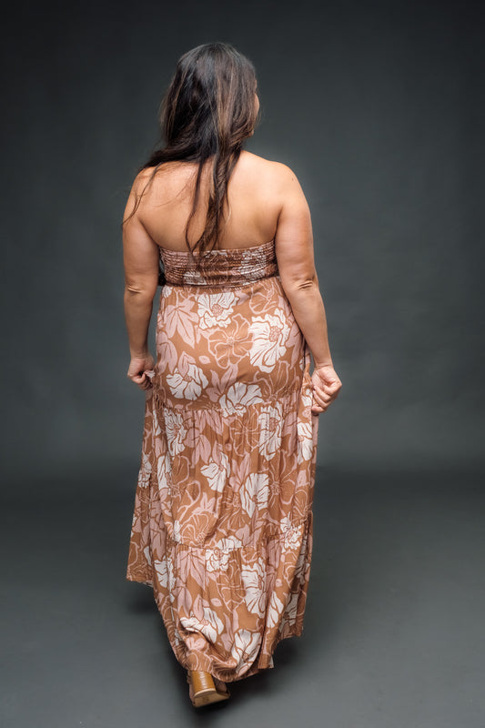 Retro Toffee Ma'o Dress
