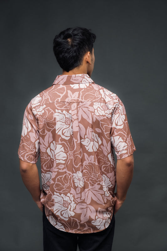 Retro Toffee Ma'o Aloha Shirt