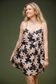 Midnight Lilies Babydoll Dress