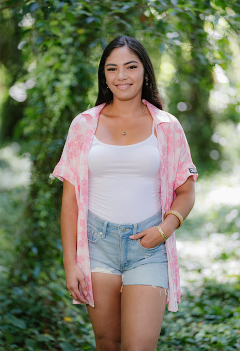 Pink Palaka Quilt Oversized Blouse