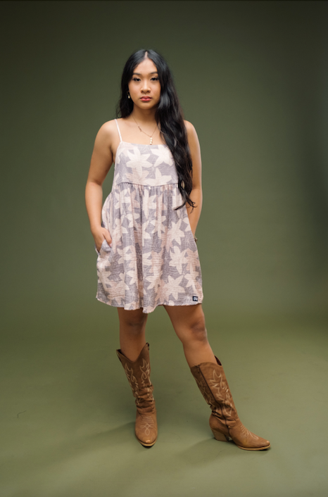 Periwinkle Lilies Babydoll Dress