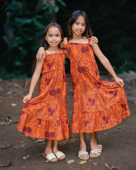Red Ulu Youth Dress