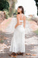 White Hibiscus Skirt Maxi