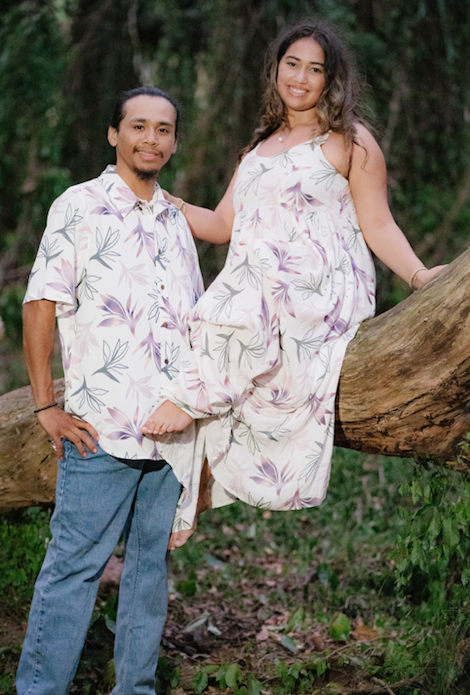 White Birds of Paradise Aloha Shirt