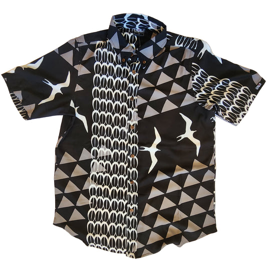 Black Iwa Aloha Shirts