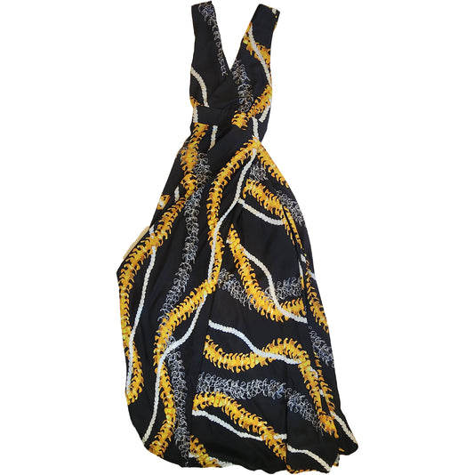 Black Puakenikeni Dress