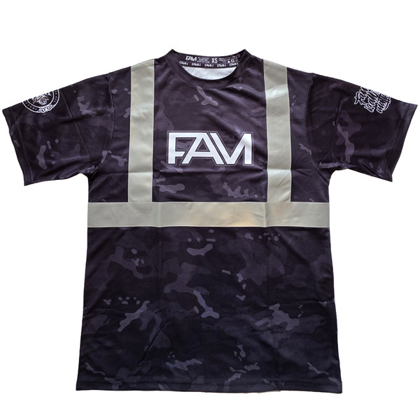 Black Camo Reflective HI VIZ Short Sleeve Series 4