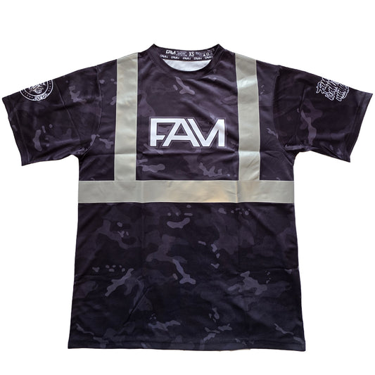 Black Camo Reflective HI VIZ Short Sleeve Series 4