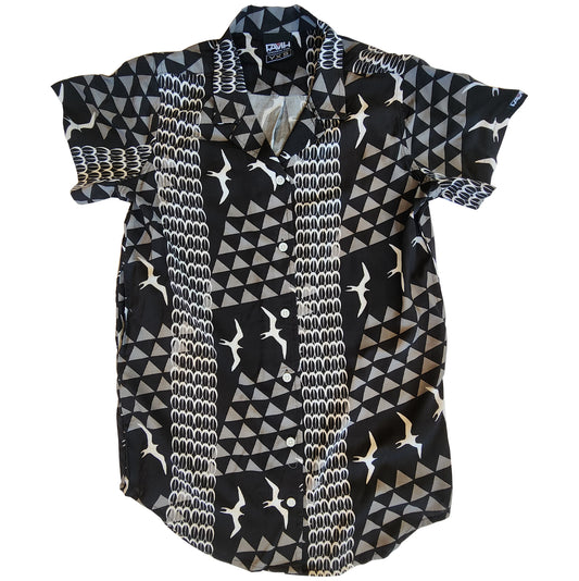 Black Iwa Youth Dress Shirt