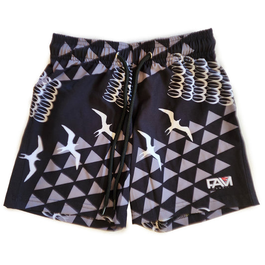 Black Iwa Youth Shorts