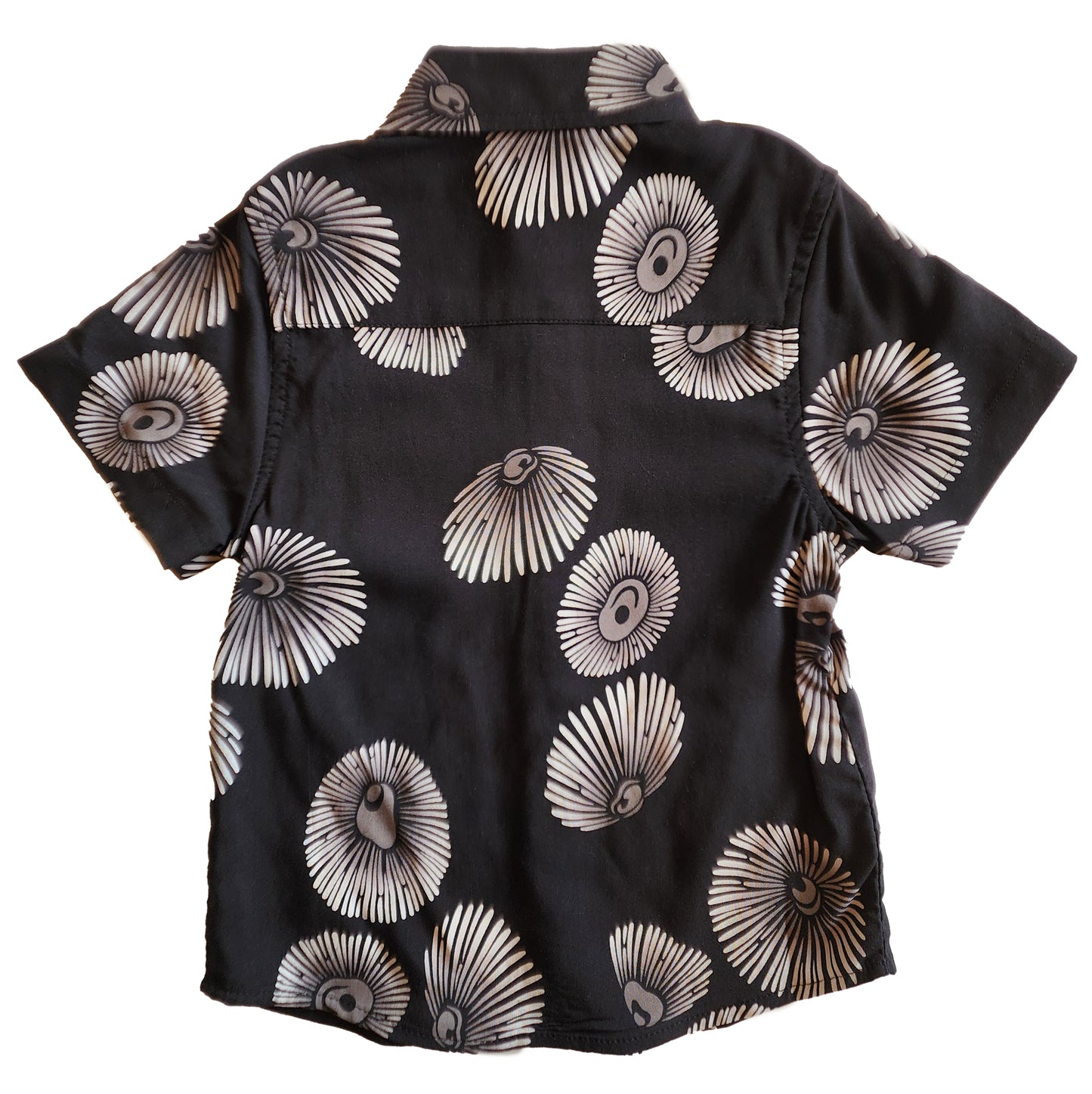 Black Opihi Keiki Aloha Shirt