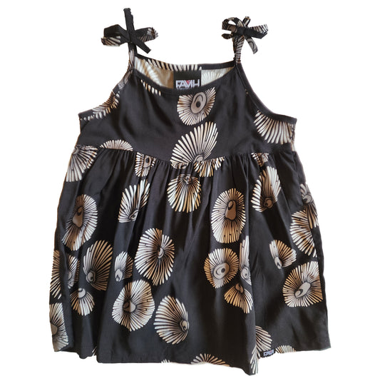 Black Opihi Keiki Dress