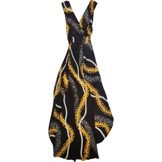 Black Puakenikeni Dress