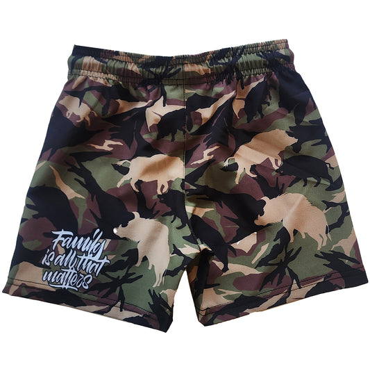 Boar Camo Youth Shorts