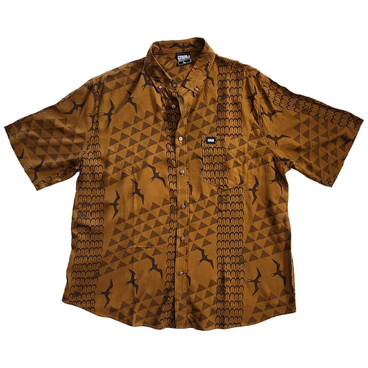 Brown Iwa Aloha shirt