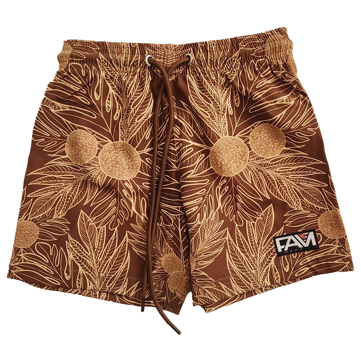 Brown Ulu Youth Shorts