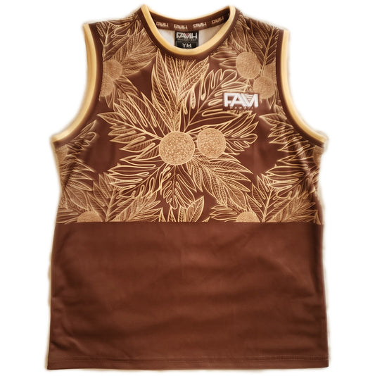 Brown Ulu Youth Jersey Tank